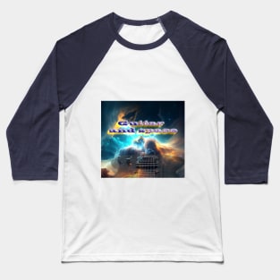 guitar and space. Baseball T-Shirt